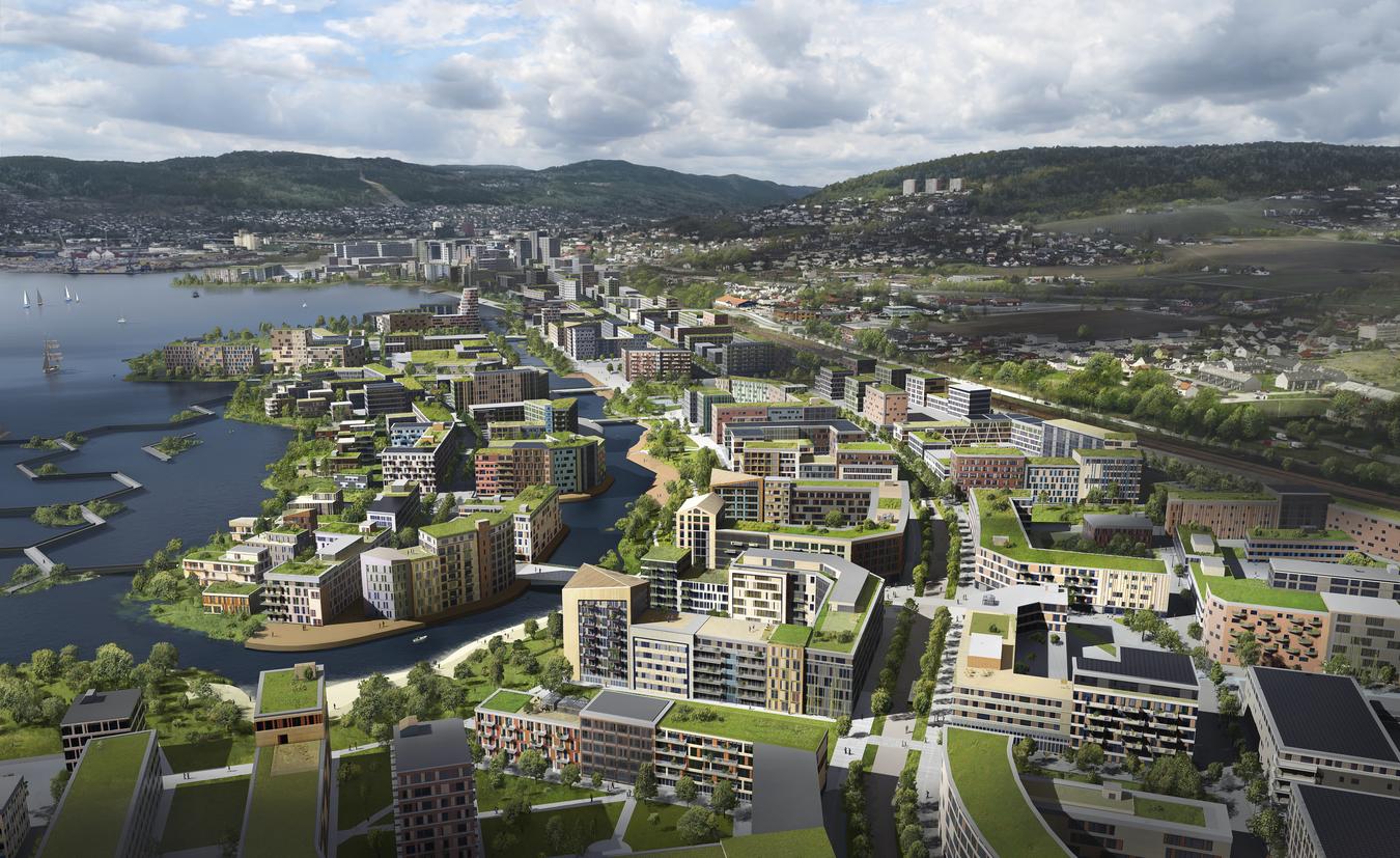 oversiktsbilde over planene for fjordbyen