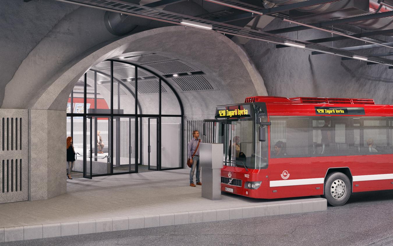 Slussens nya bussterminal, LINK Arkitektur